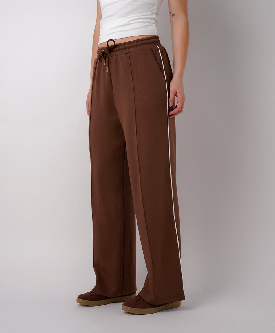 Pantal&oacute;n mujer pipping chocolate