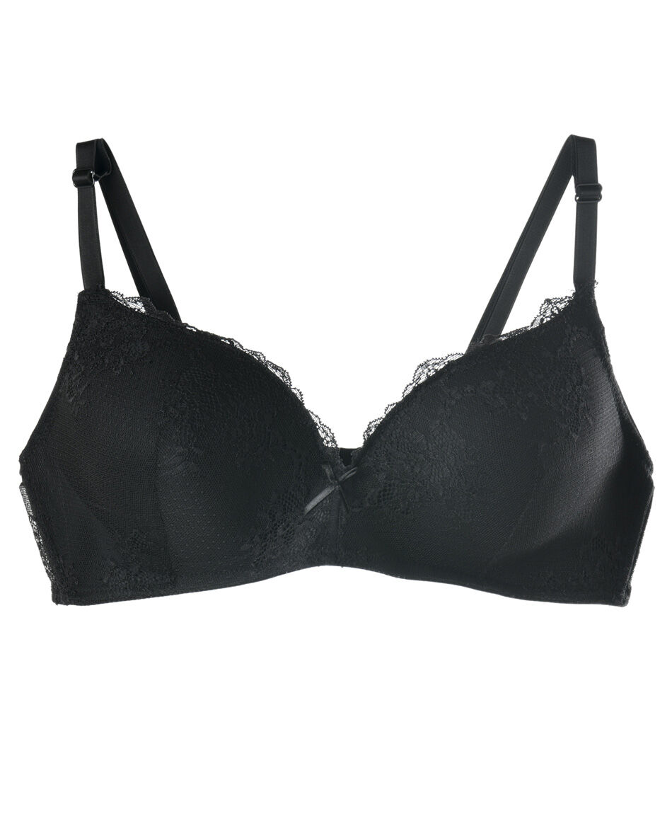Bralette mujer malla floreada