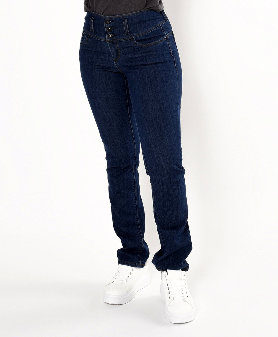 Jeans mujer tiro alto push up