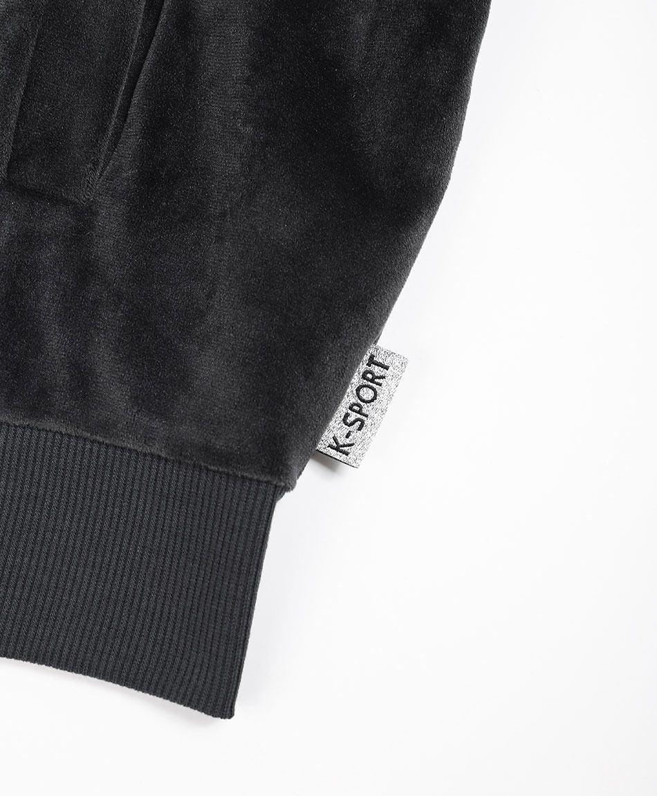 Buzo deportivo mujer plush negro