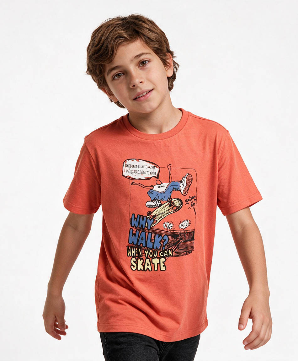 Remera ni&ntilde;o skate