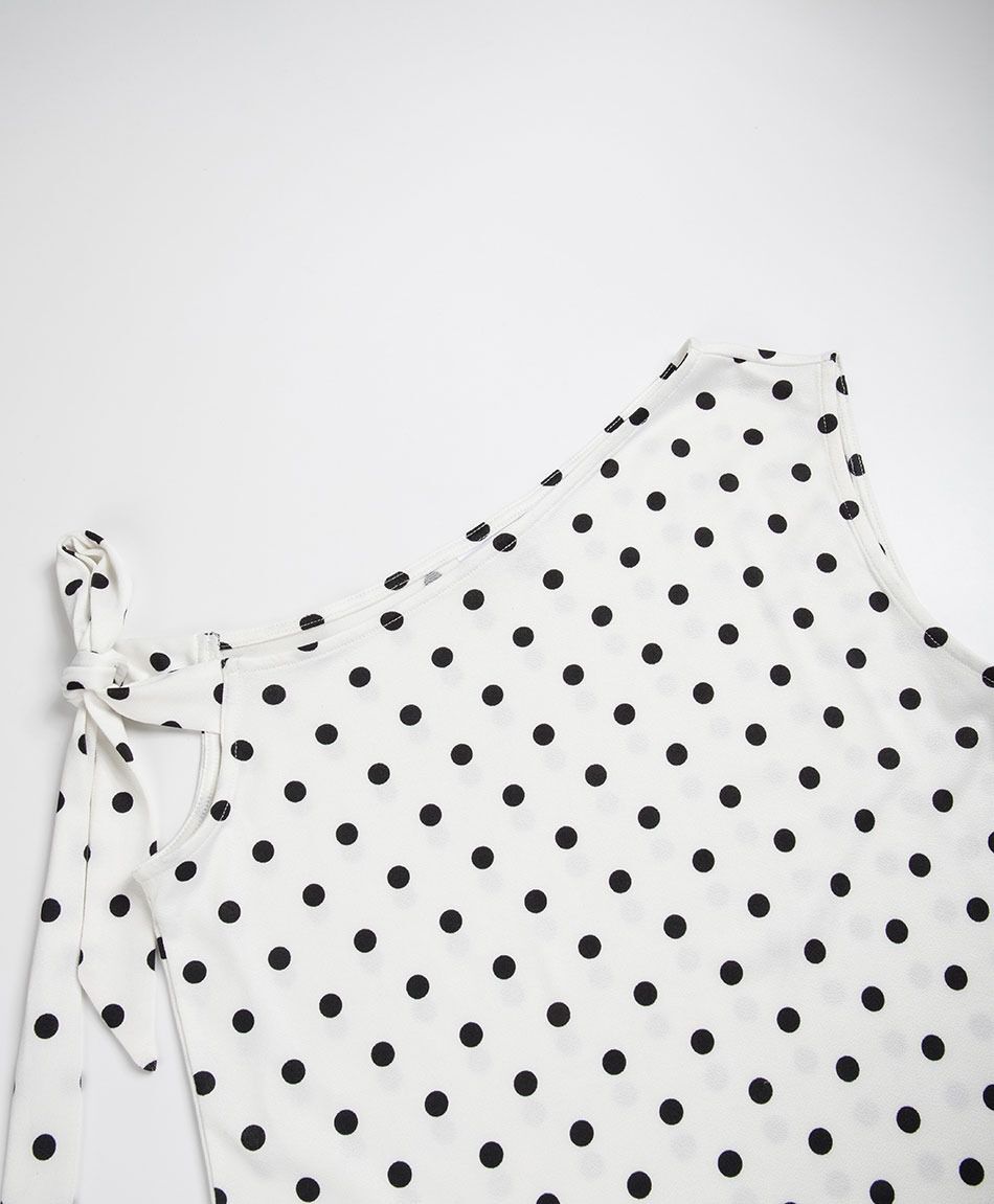 Remera mujer top puntos