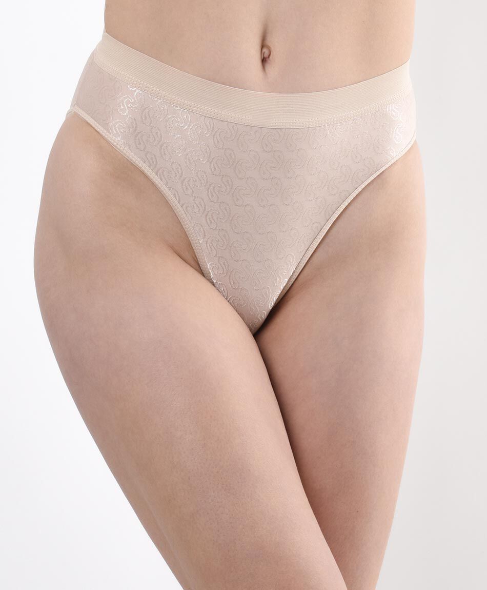 Bombacha bikini mujer jacquard