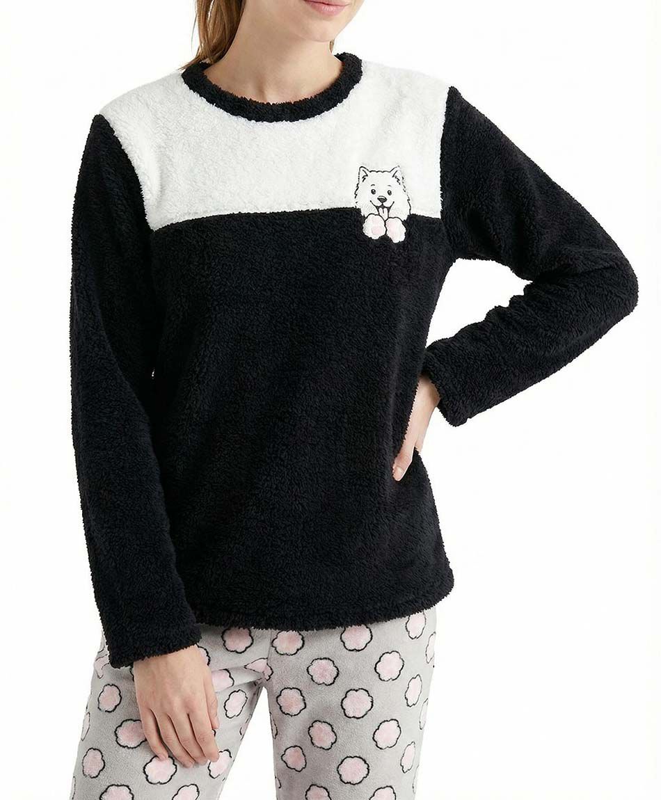 Pijama mujer chiporro bicolor dog