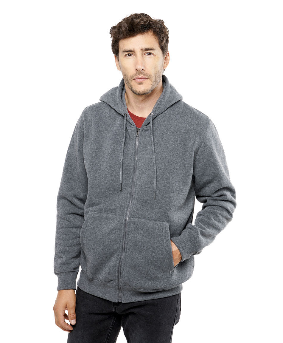 Buzo hombre cierre entero bolsillos