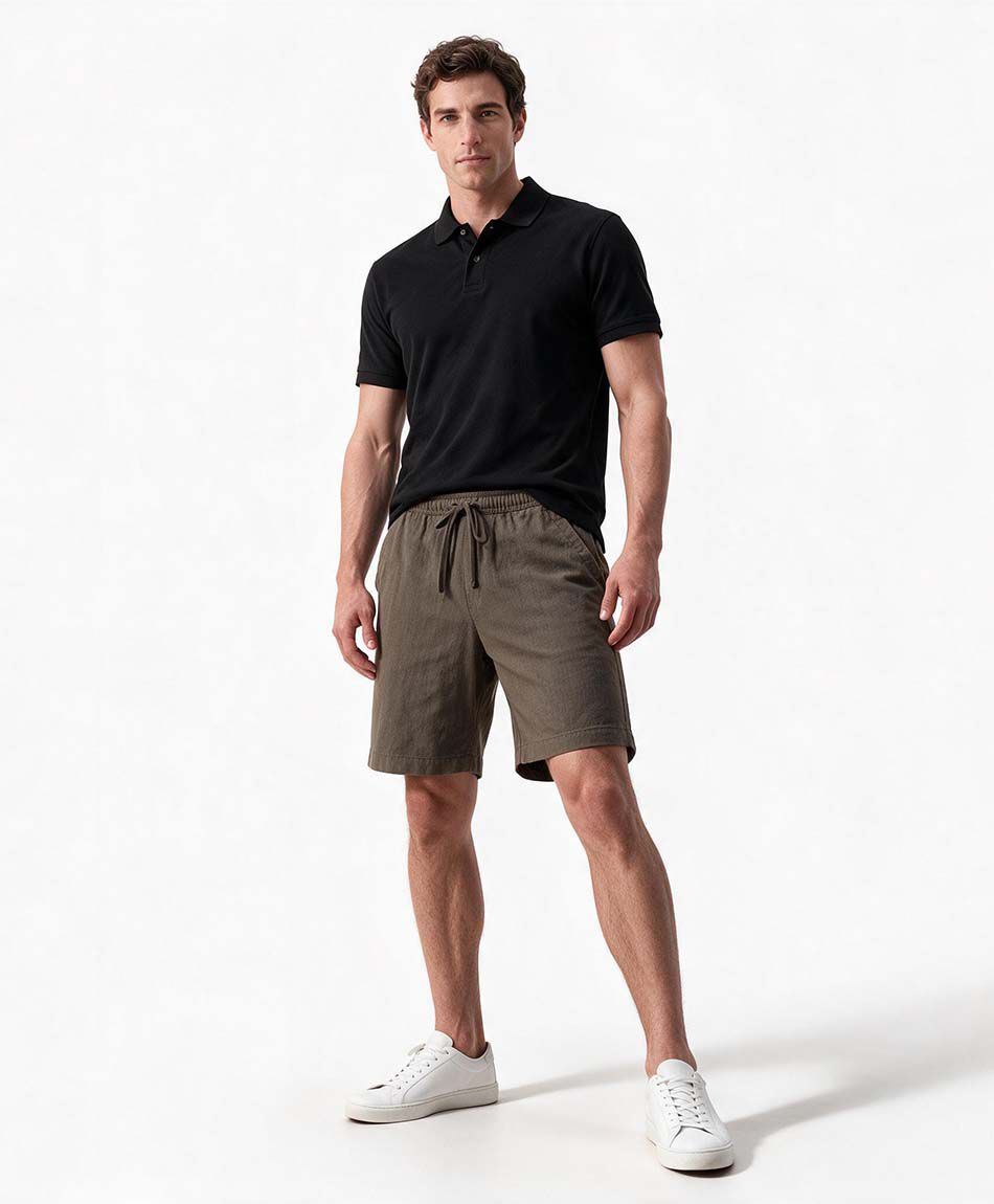 Short hombre caf&eacute;