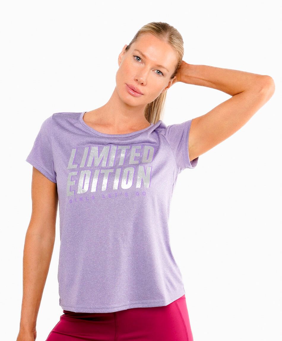 Remera deportiva mujer limited edition