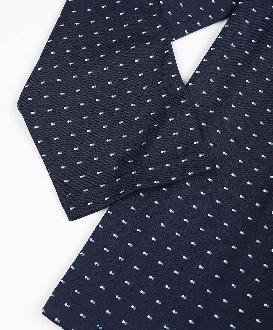 Pijama hombre polar puntitos