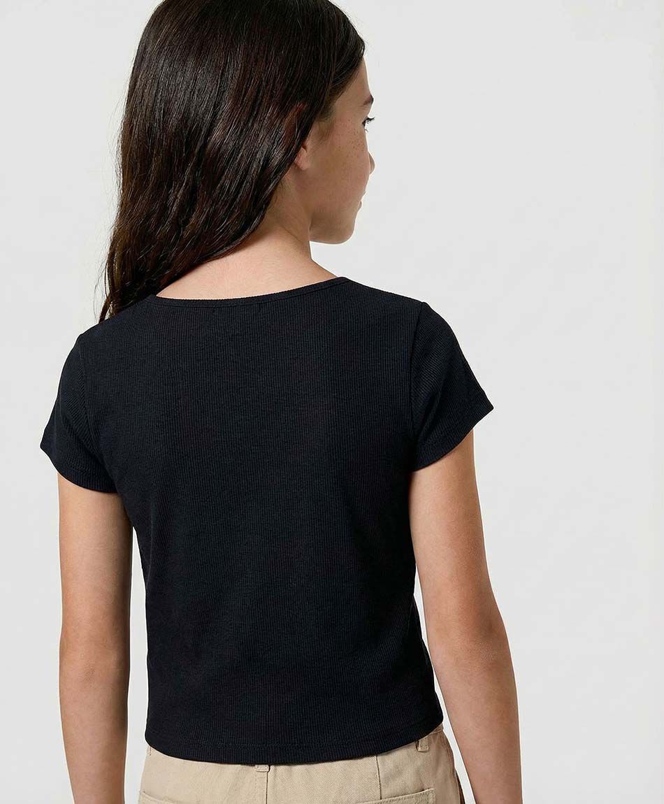 Remera ni&ntilde;a costura frontal