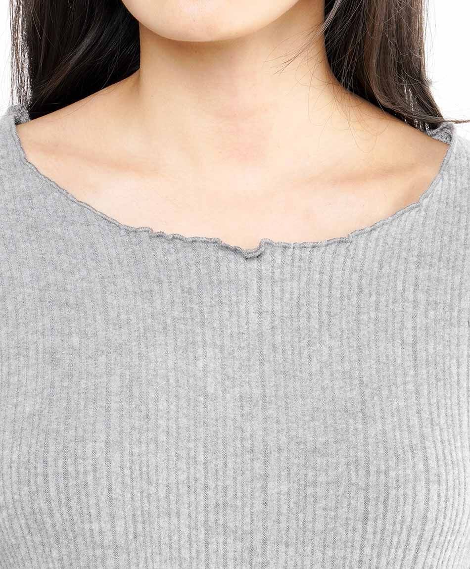 Sweater mujer canale gris