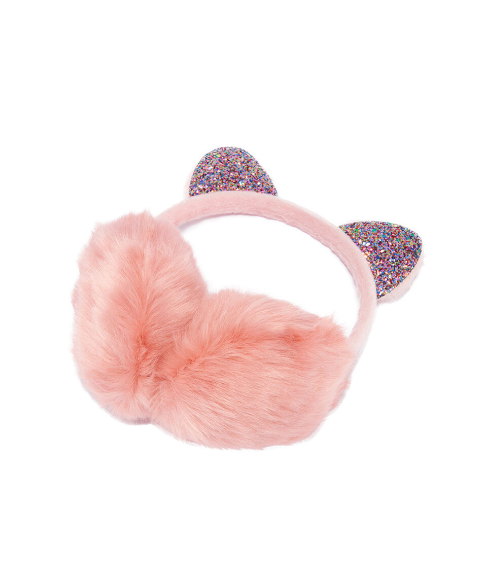 Orejeras ni&ntilde;a cat pink
