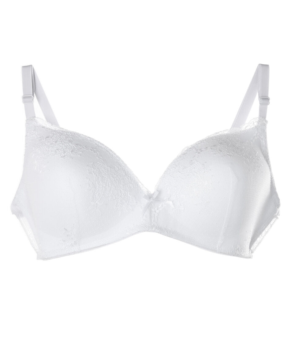Bralette mujer malla floreada