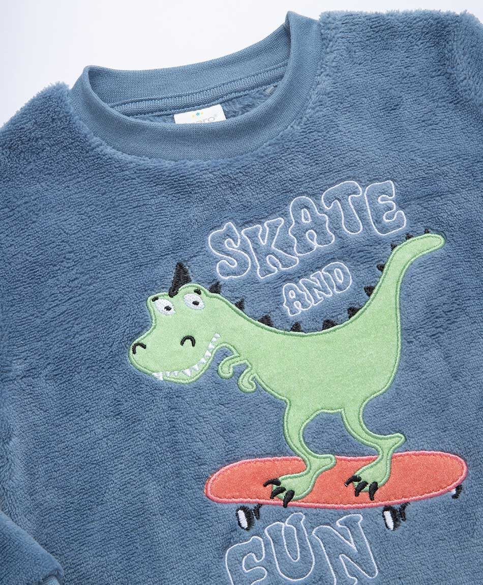 Pijama beb&eacute; dinosaurio patitas