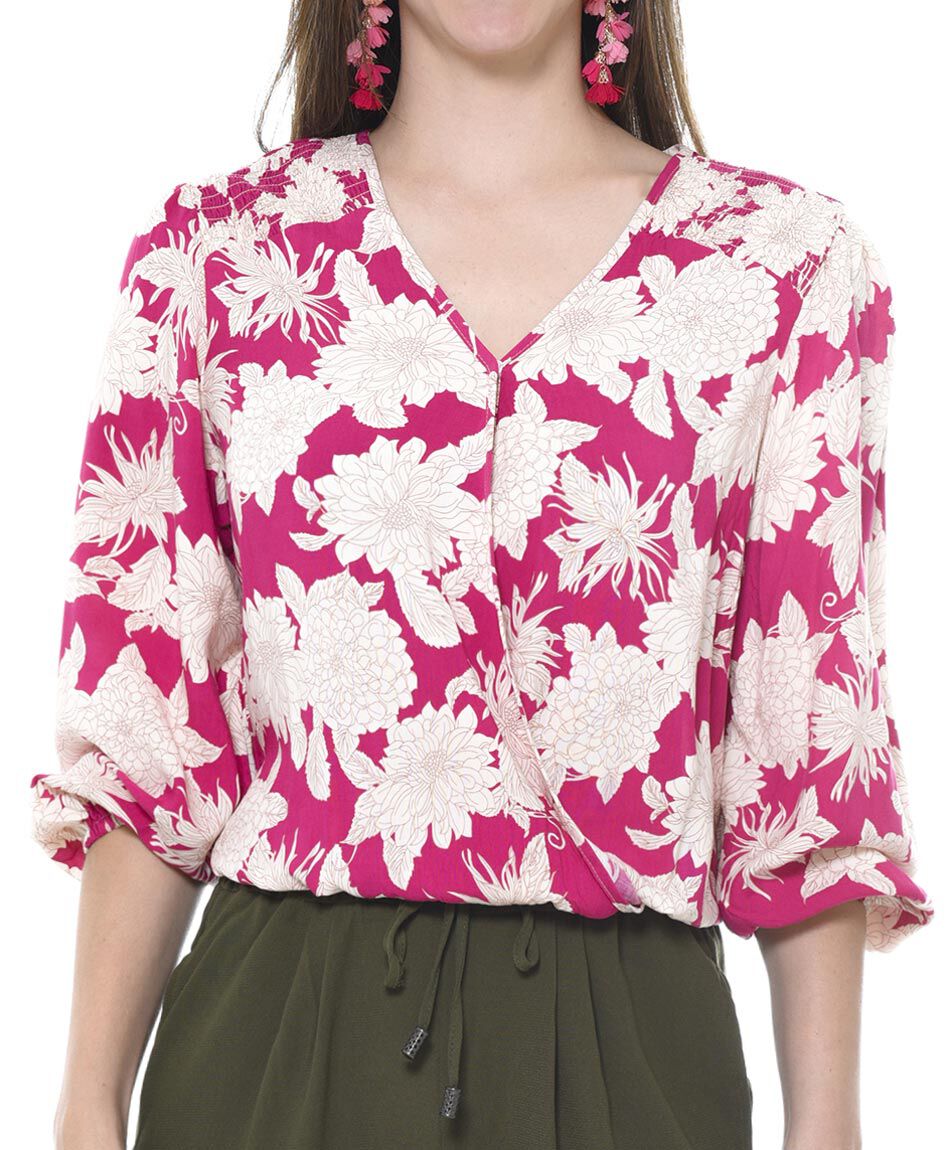 Blusa estampada japones