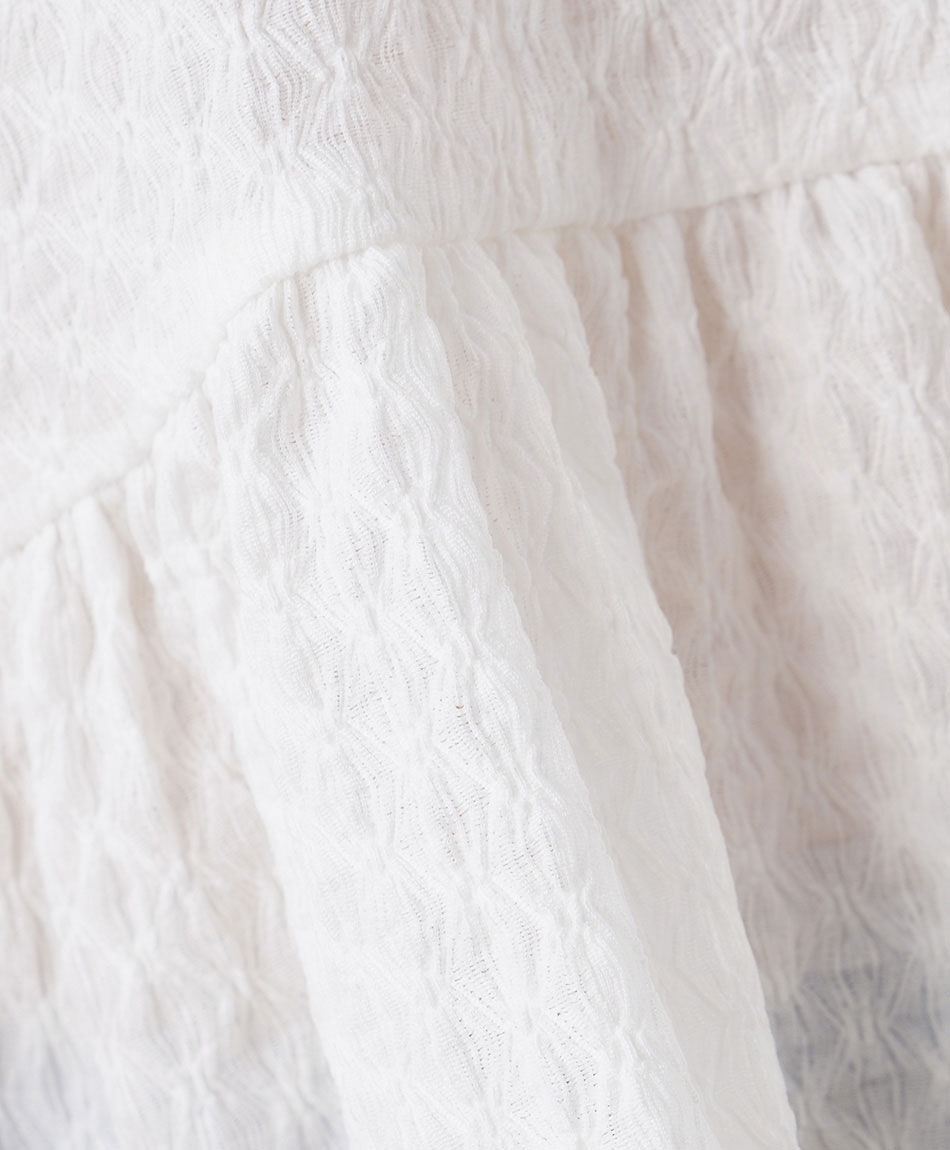 Camisa mujer jacquard botones