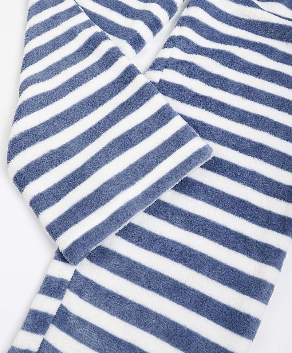 Pijama mujer coral oso rayas