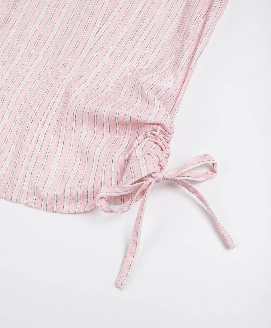 Camisa mujer l&iacute;neas recogida