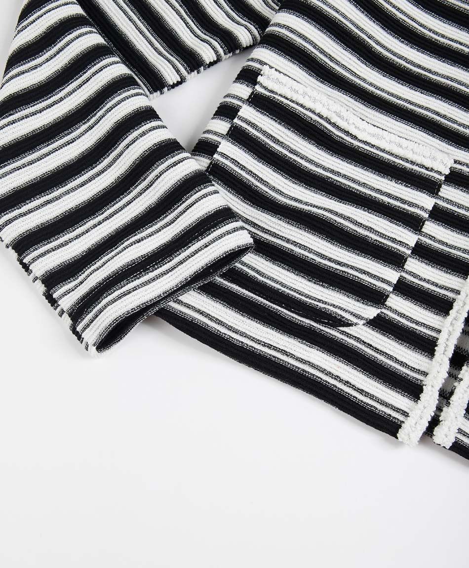 Campera mujer lineas crop