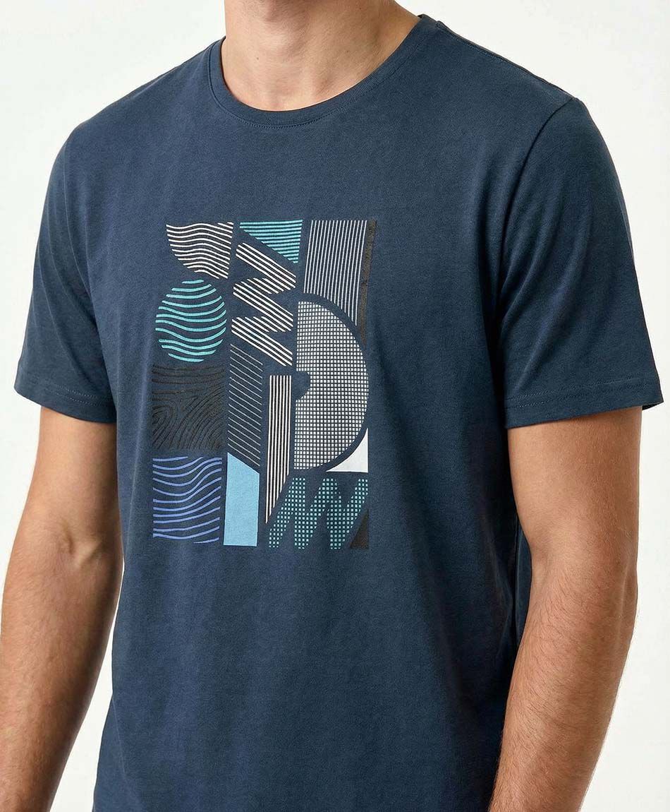 Remera deportiva hombre abstract