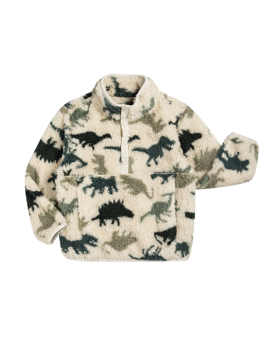 Poler&oacute;n beb&eacute; sherpas dise&ntilde;o dinorex