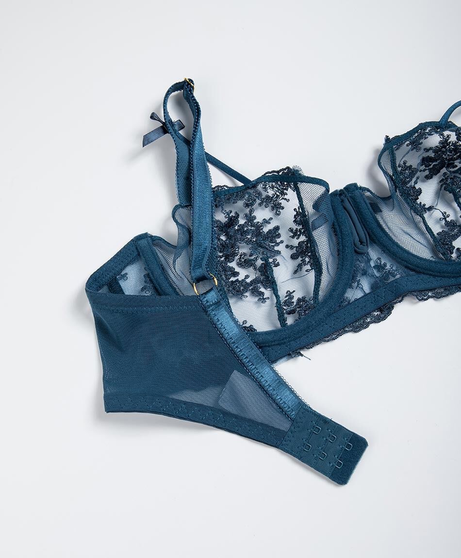 Corpi&ntilde;o mujer mesh encajes