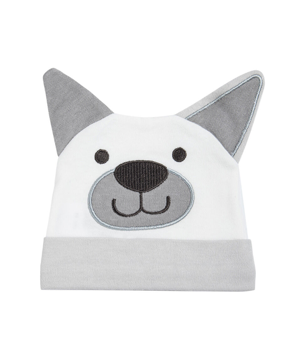 Set gorra  + medias beb&eacute; osito