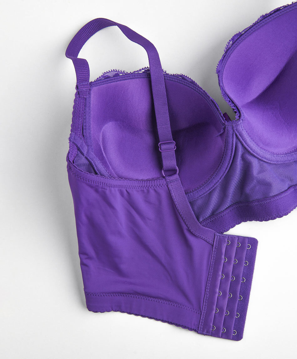 Corpi&ntilde;o mujer push up encajes corset