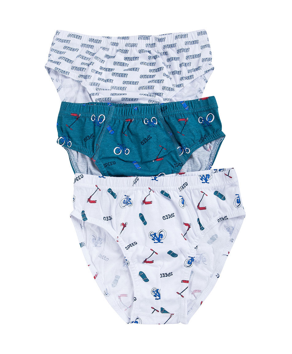 Pack 3 slip ni&ntilde;o dibujos