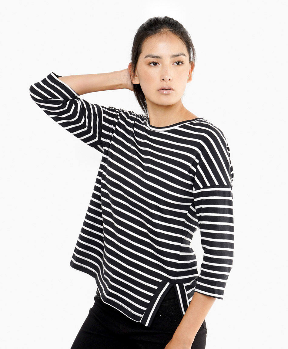 Remera mujer dise&ntilde;o rayas