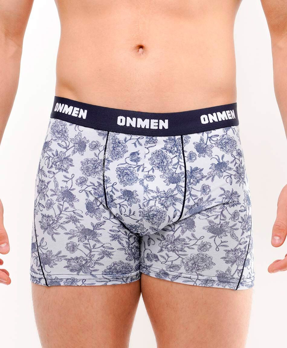 Pack 2 boxer hombre flor
