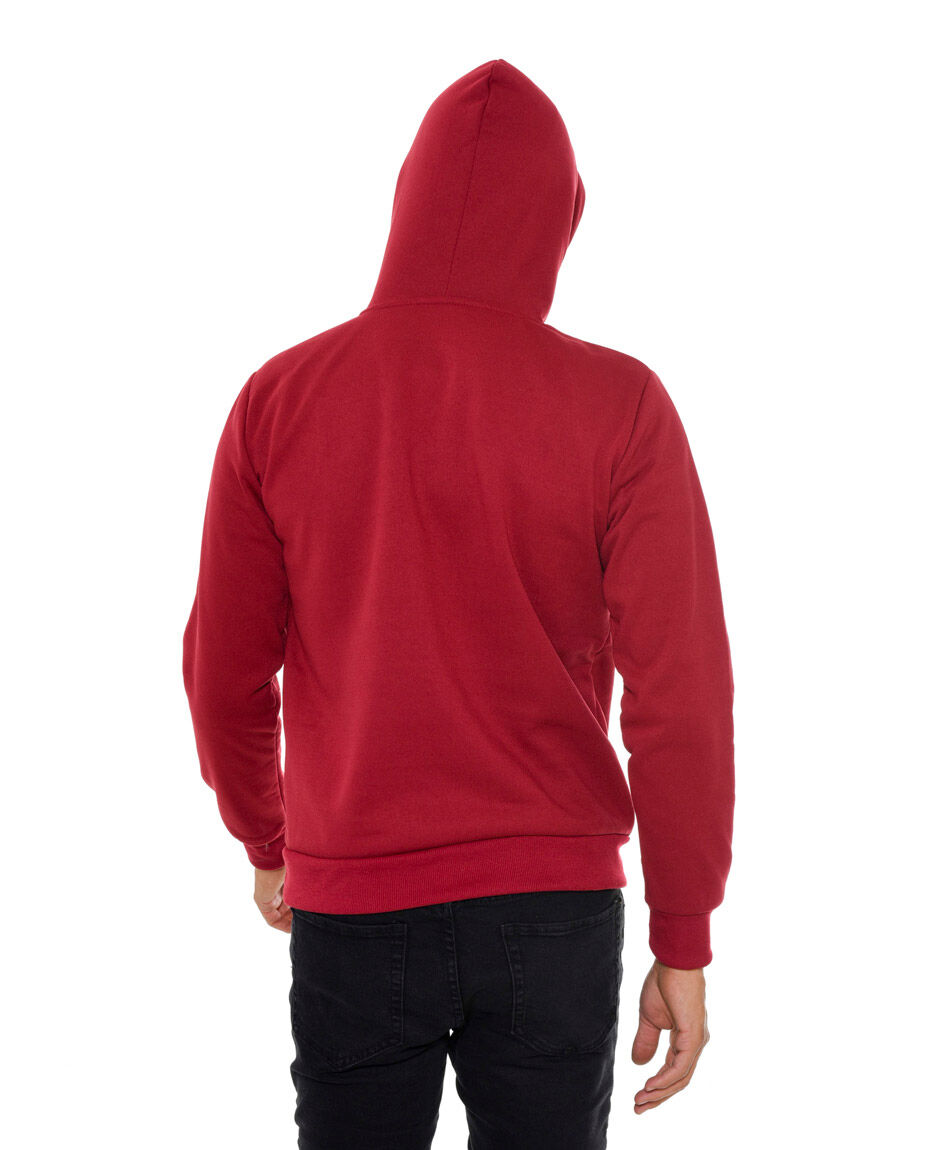 Poleron capucha print