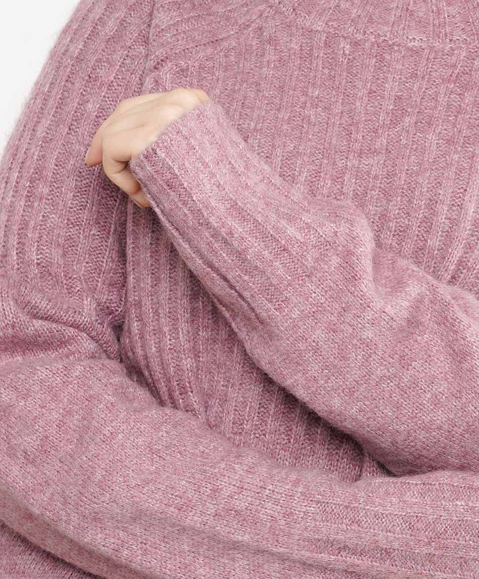 Cardigan mujer lineas pink