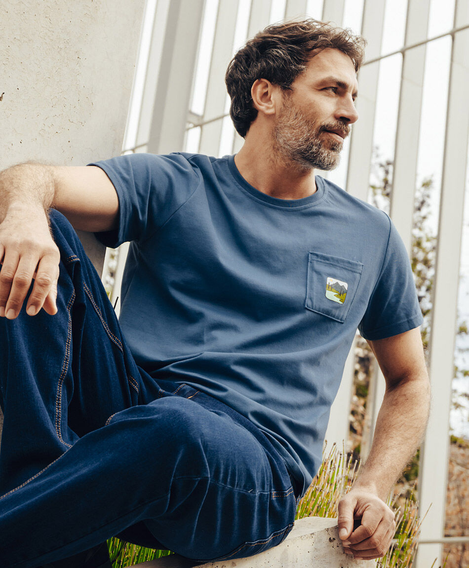 Remera hombre bolsillo arizona
