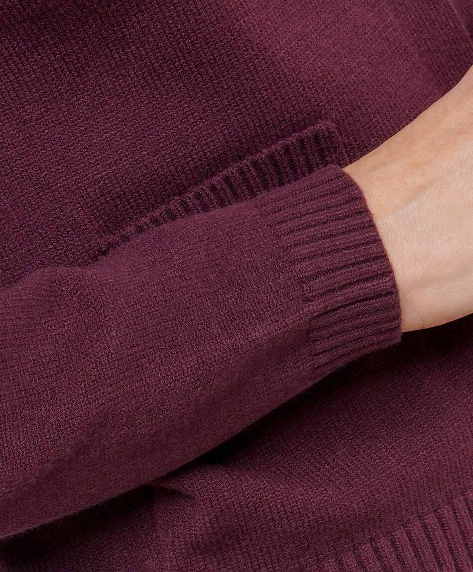 Cardigan mujer botones burdeo