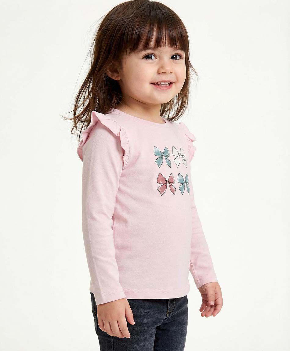 Remera beb&eacute; dise&ntilde;o mariposas