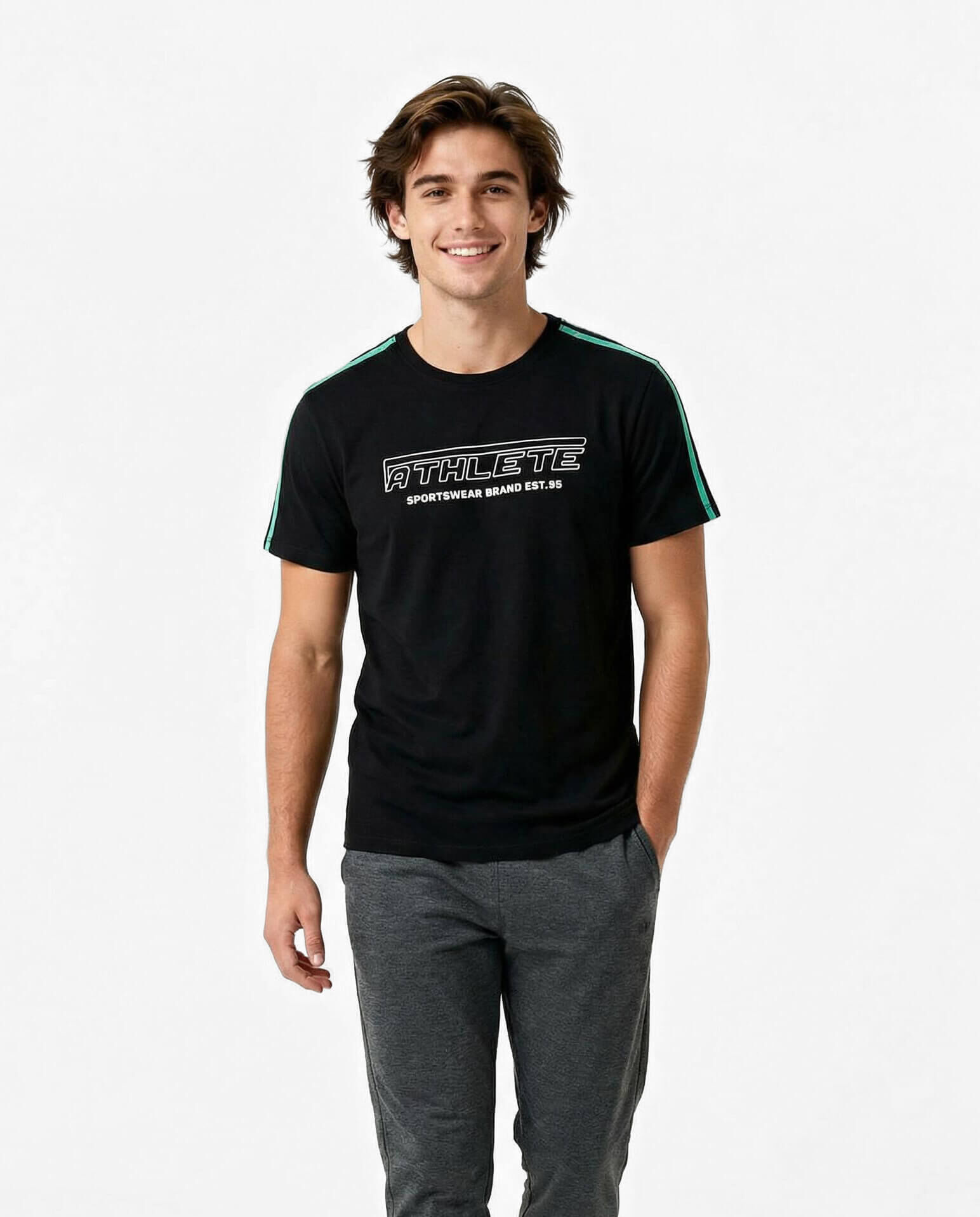 Remera deportiva hombre athlete