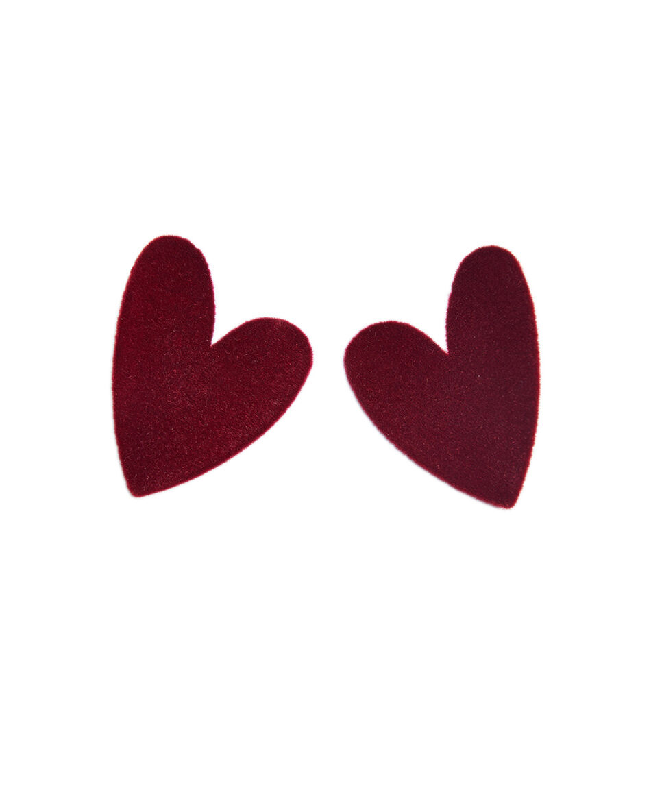 Aros mujer coraz&oacute;n fashion