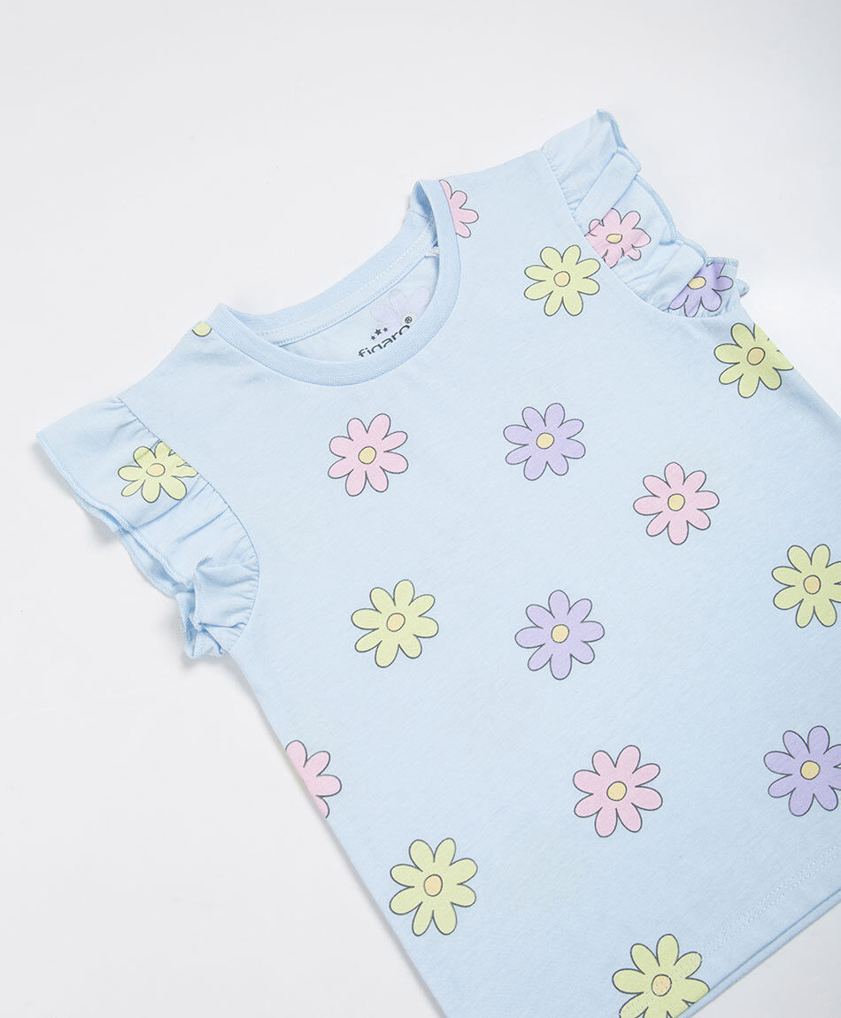 Remera beb&eacute; flores