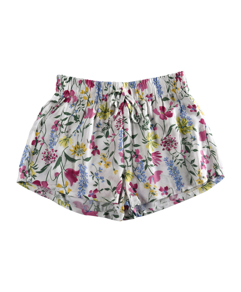 Falda short viscosa