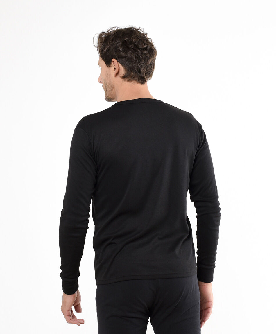 Camiseta hombre negra