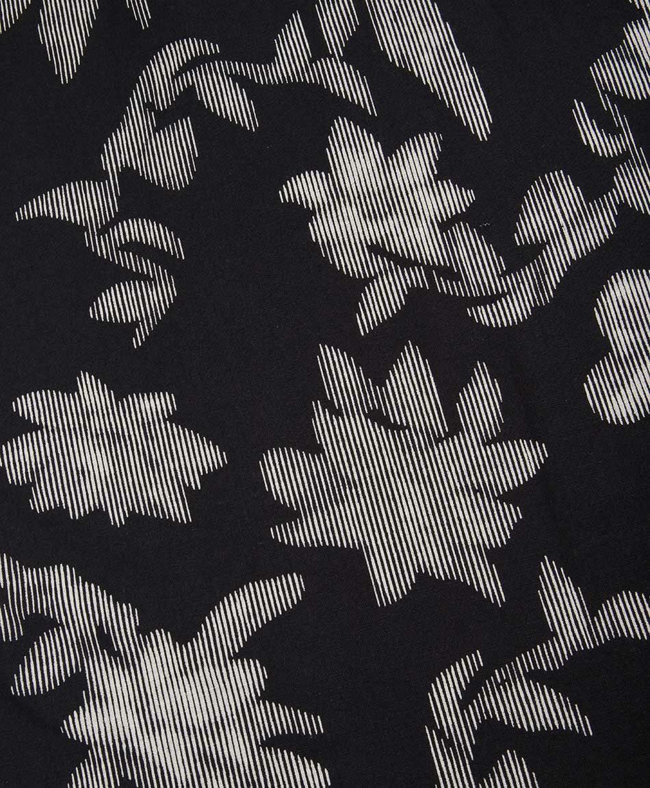 Camisa hombre lino floral lineal