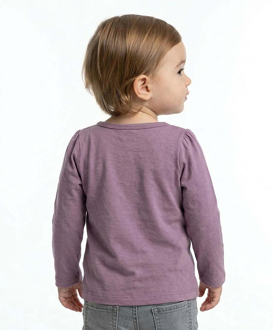 Remera beb&eacute; b&aacute;sica manga larga