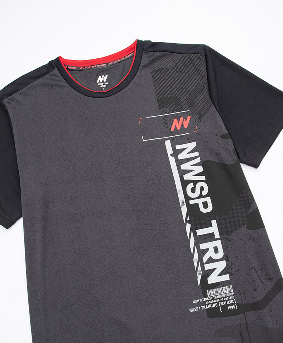 Remera deportiva hombre time running