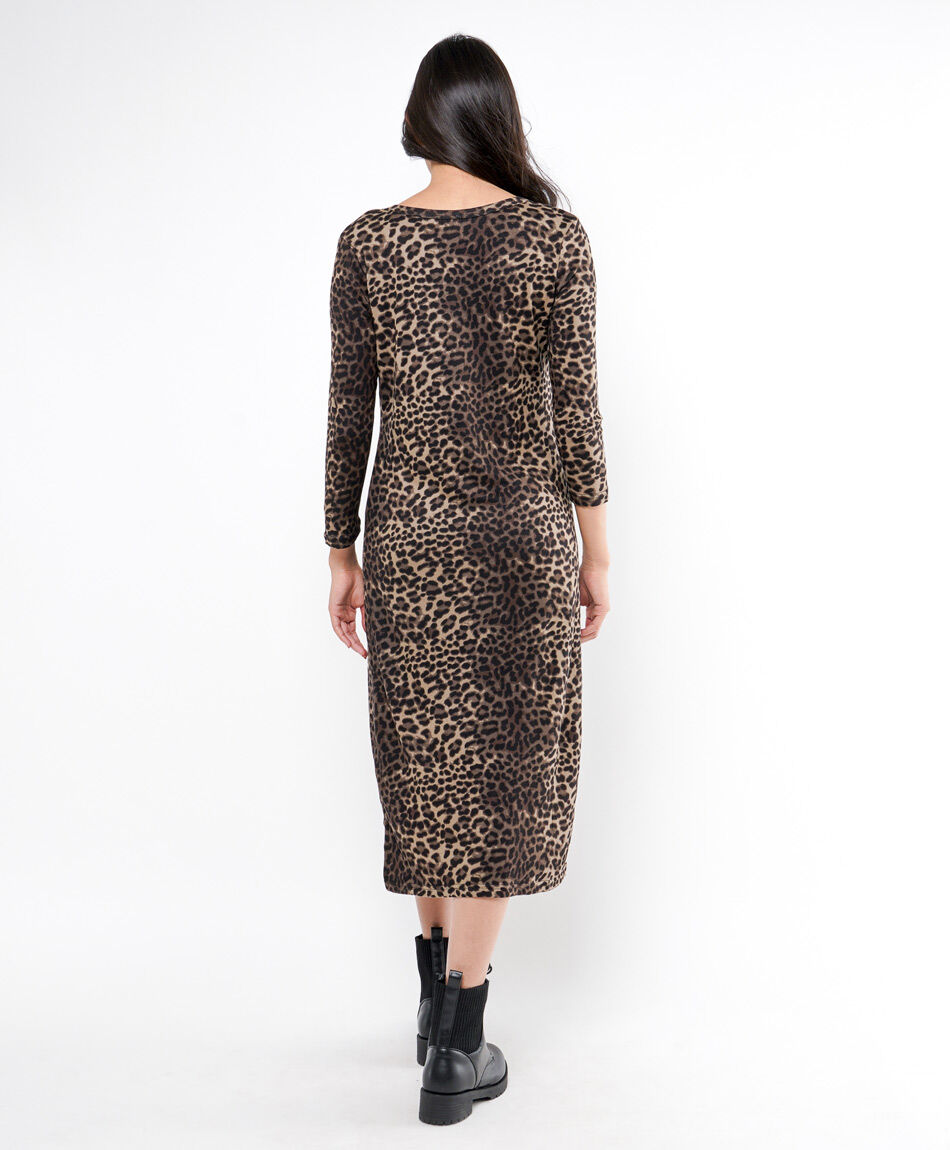 Vestido mujer animal print leopardo