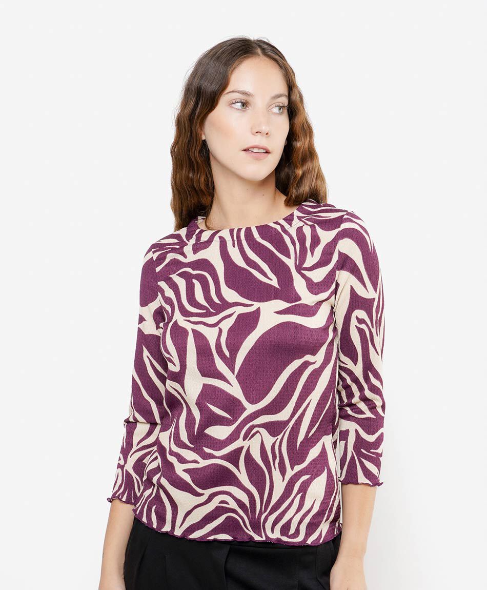 Remera mujer estampada