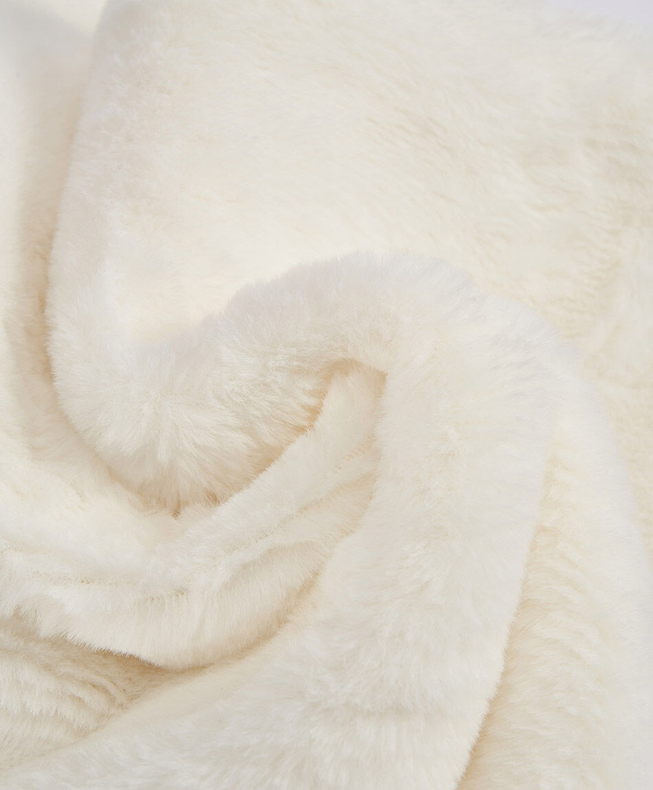 Cuello mujer cruzado white