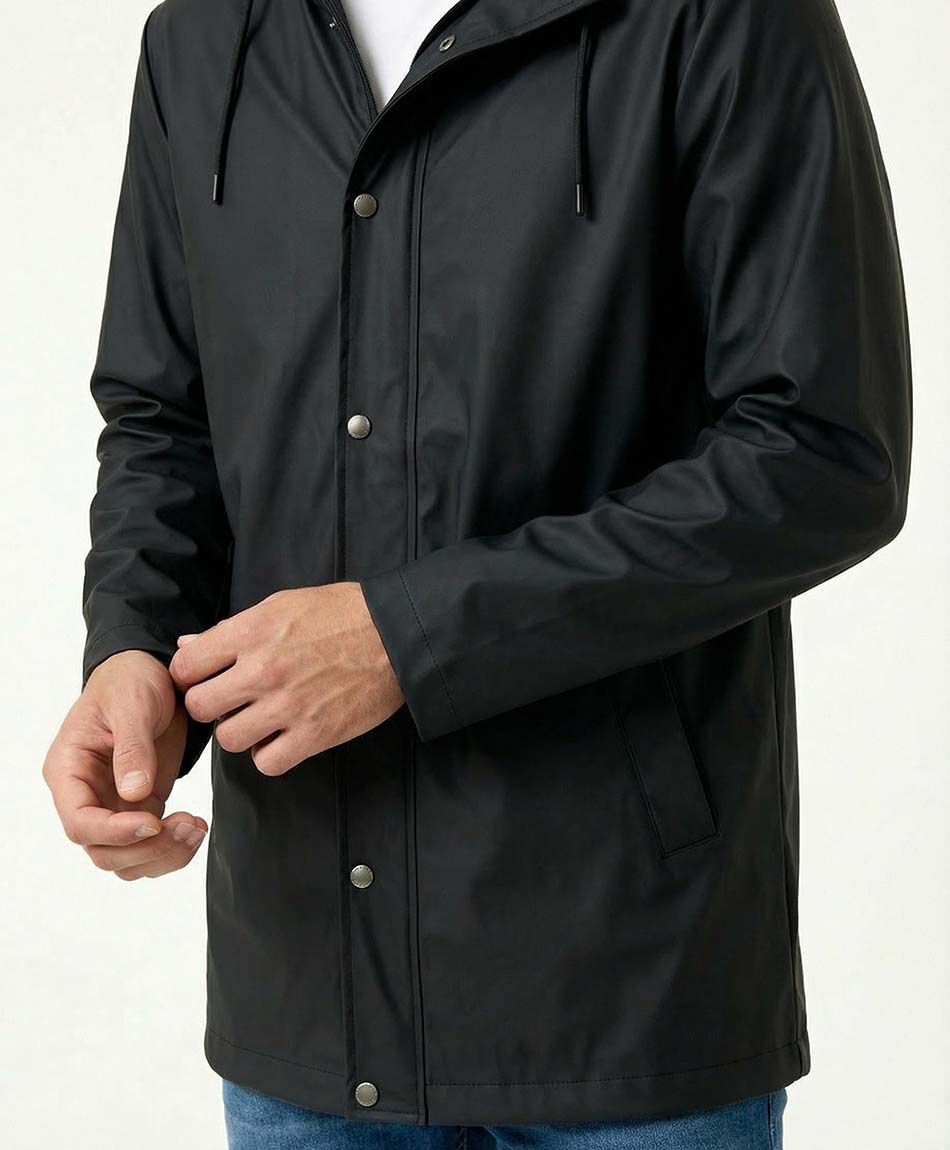 Campera hombre impermeable lluvia