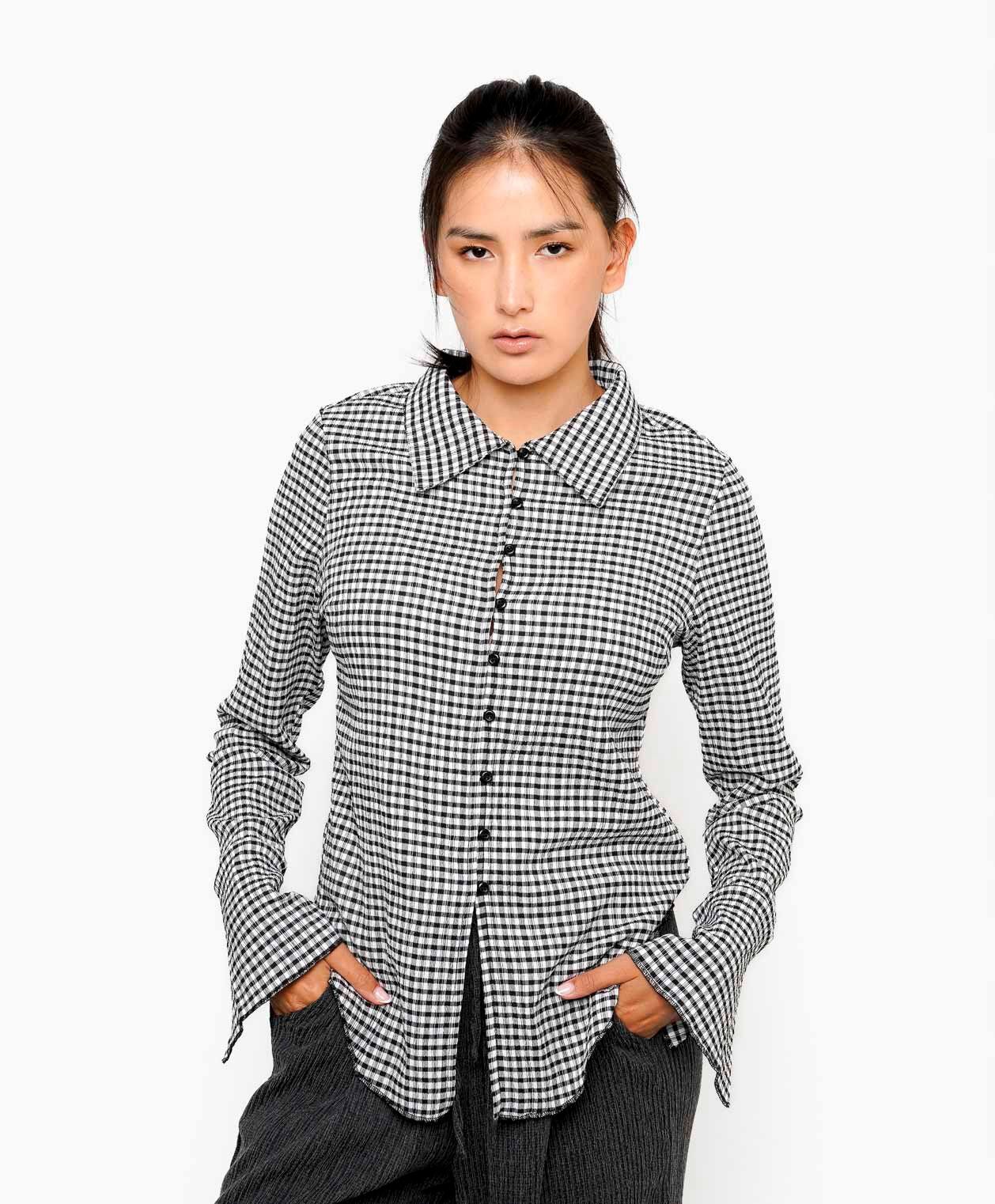 Camisa mujer cuadritos