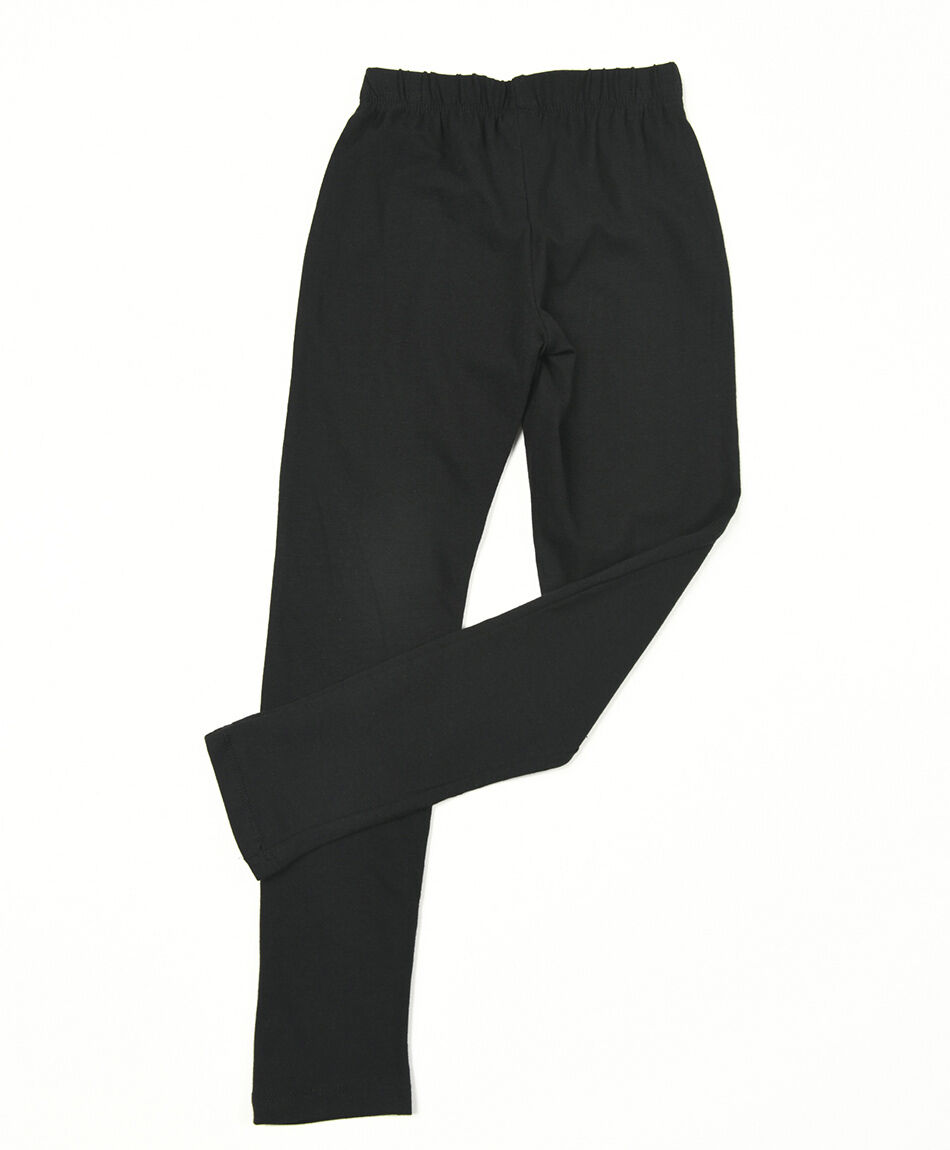 Leggins ni&ntilde;a b&aacute;sica negra