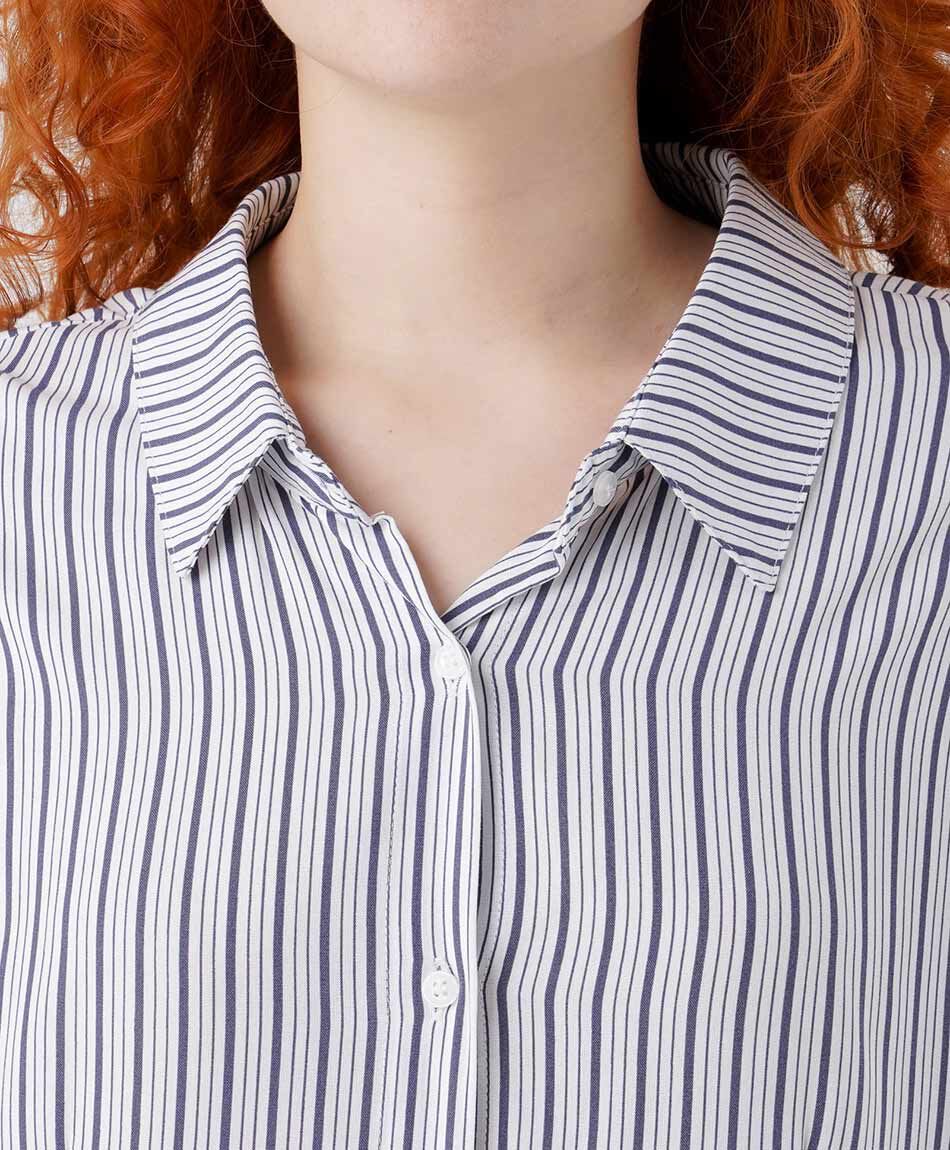 Camisa mujer listas bicolor
